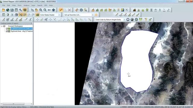 Cropping Raster In Global Mapper 18