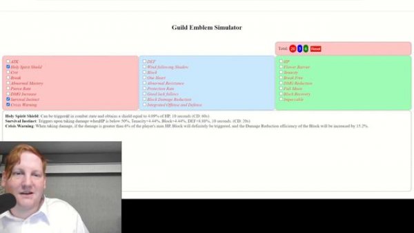 The Best Guild Skills - and calculator - Legend of Neverland