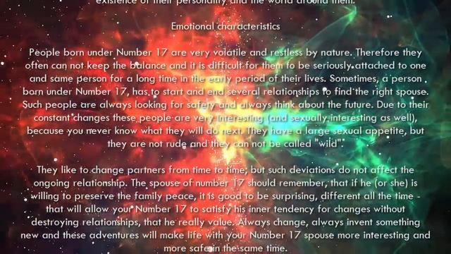 ⑰ Numerology Number 17. Secrets Of Your Birthday