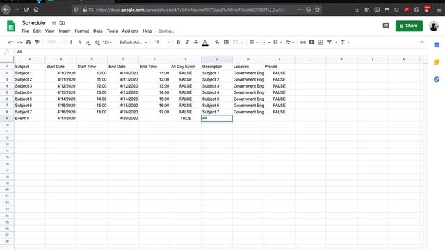 How to create Google Calendar events using Excel/Google Sheets смотреть онлайн