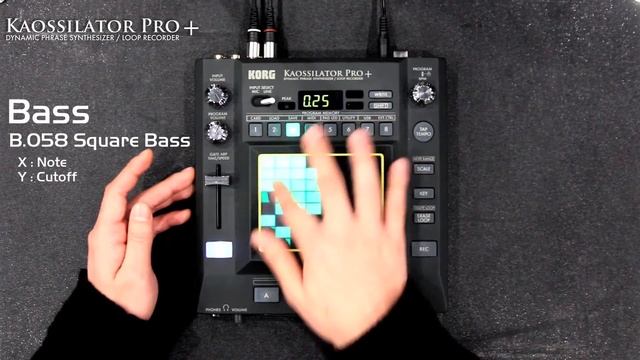 Korg Kaossilator Pro+: обзор звуков Lead / Bass смотреть онлайн