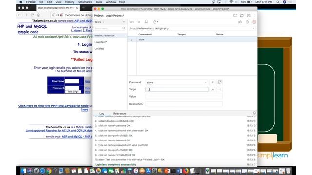 Selenium IDE Tutorial For Beginners | Selenium IDE Tutorial | What Is Selenium IDE? | Simplilearn смотреть онлайн