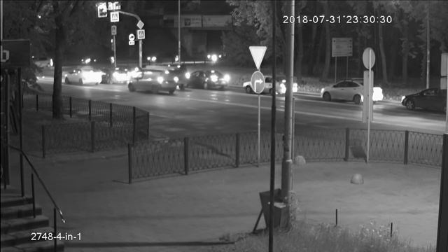 Видеокамера AHD IVM-2748-4-in-1. 2MP, 4в1, IMX323, FH8536E, 2.8-12мм. Улица, ночь! смотреть онлайн