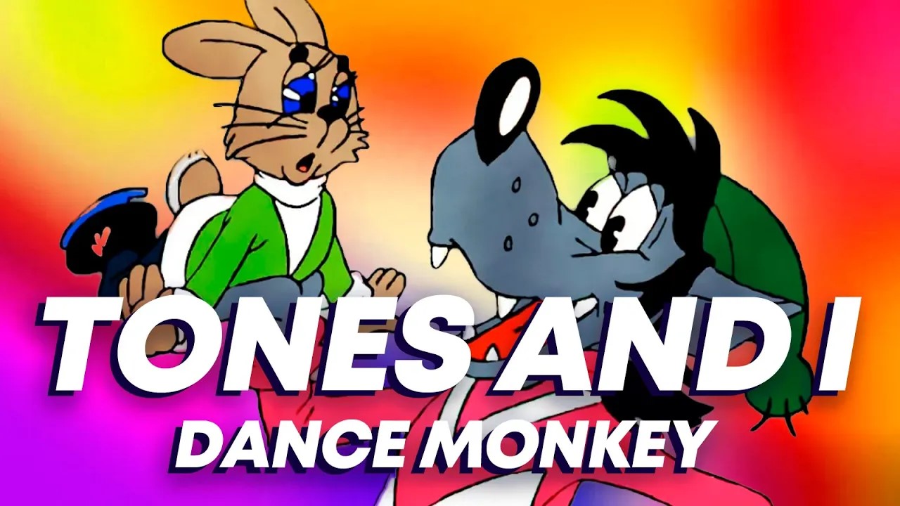Tones and I - Dance monkey Мультверсия "Ну, погоди" смотреть онлайн
