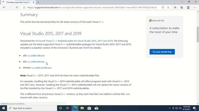 (Solved) The Program Can't Start Because MSVCP140.dll Is Missing From Your Computer смотреть онлайн