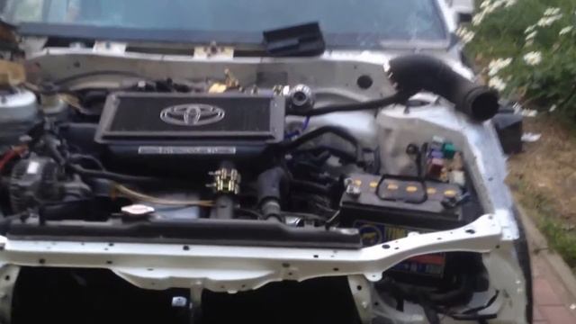 Свап 5A-FE на 3S-GTE Toyota Corolla AE110 первый запуск. смотреть онлайн