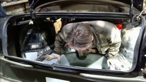 Очерк работ по ваз 2110 .Ниша запасного колеса.