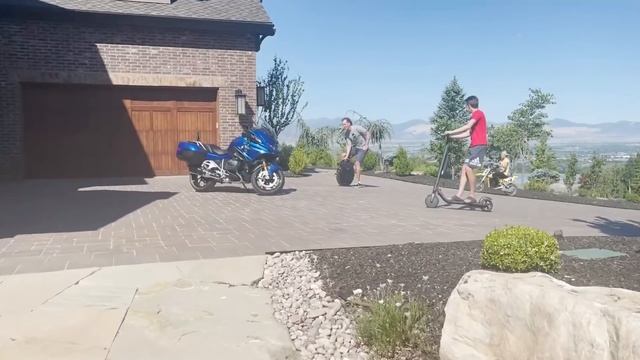 SURPRISING Ninja Daddy with his DREAM BIKE! смотреть онлайн