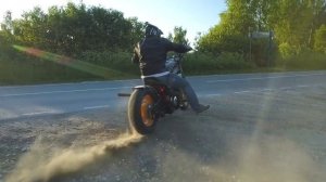Максималка на чоппере HONDA STEED. И ДРИФТ?
