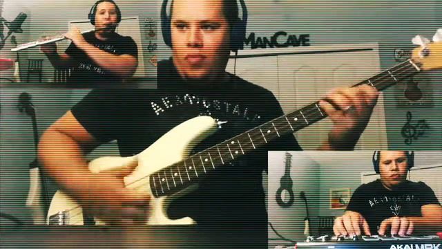 "Stay Funky" (Funky Bass) by Jose Valentino (jazz flute, bass, keys, & drums) смотреть онлайн