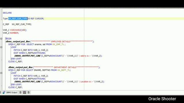PL/SQL Tutorial #32: Ref cursor lab with simplest example смотреть онлайн