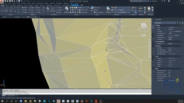 Curso AutoCAD 12.-Corrección de triángulos y curvas de nivel смотреть онлайн