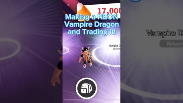 Making a NEON Vampire Dragon and Trading it! - Roblox Adopt Me #roblox смотреть онлайн