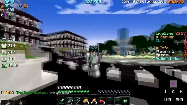 НОВЫЙ АККАУНТ! MINECRAFT ГОЛОДНЫЕ ИГРЫ [001] смотреть онлайн