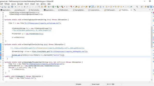 file handing with java 8 stream api !!java file handling!!file handling in java!! java tutorials ! смотреть онлайн