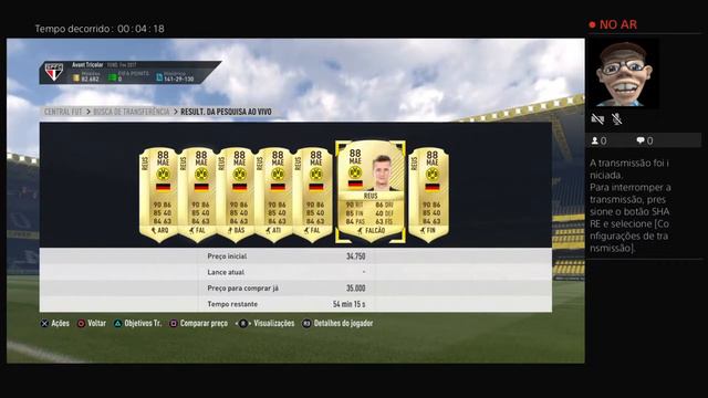 Transmissão Ao Vivo Fifa17