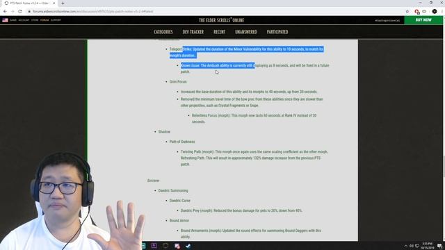 The LAST PTS Patch Notes For Dragonhold DLC | The Elder Scrolls Online смотреть онлайн