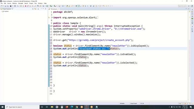 Handling a Checkbox using Selenium смотреть онлайн