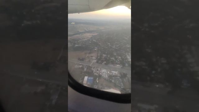 Lisboa-Madrid Barajas Terminal 1- Aterrizaje TAP ATR72.