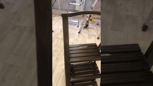 Стремянка деревянная МИККИ 3 ступени, венге, бук смотреть онлайн