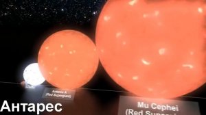 Сравнение размеров небесных тел ( планеты и звезды по размерам)