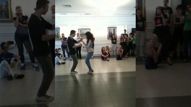 Salsamayovka 2015 (Inaki Fernandez & Tanya Zaychenko) - bachata dominicana int смотреть онлайн