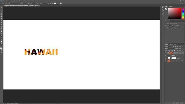 Place An Image In Text With Photoshop - Step by Step смотреть онлайн