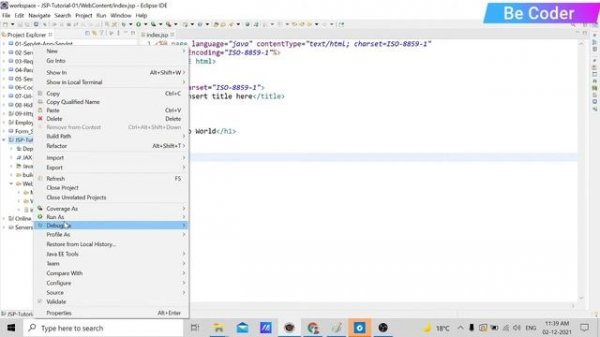 #19 Jsp scripting element Declaration, Expression, Scriptlet Tags |Advance Java Servlet Jsp Tutoria