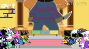 Deltarune and Undertale reacts to Sans Stronger Than You - DELTARUNE meets UNDERTALE Part 2