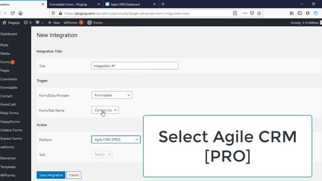 Integrate Formidable Forms to Agile CRM | Best Solution! смотреть онлайн