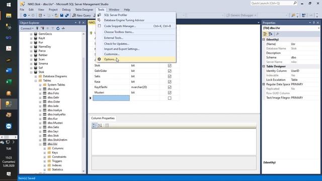 SQL SERVER prevent saving changes hatası düzeltilmesi. смотреть онлайн
