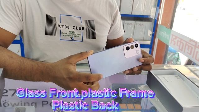 Vivo V27e unboxing video!! 8/256 GB!! 80w charger!! ring light flash!! смотреть онлайн