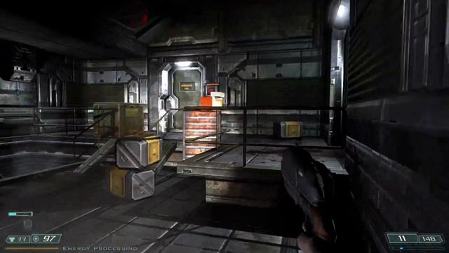 DOOM 3 BFG part 1 (Mars City + Mars city Underground) Marine смотреть онлайн