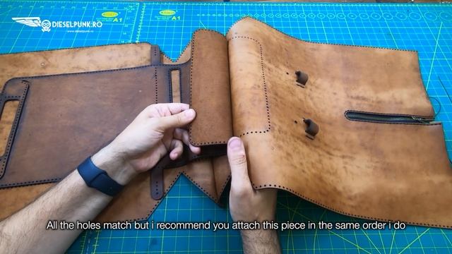 DIY Leather Backpack- Tutorial and Pattern Download смотреть онлайн