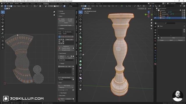 ?️ Come Modellare un Portacandela con Blender смотреть онлайн