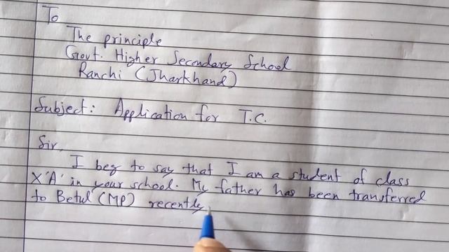 Write an application for Transfer Certifiacte - How to Write an Application смотреть онлайн