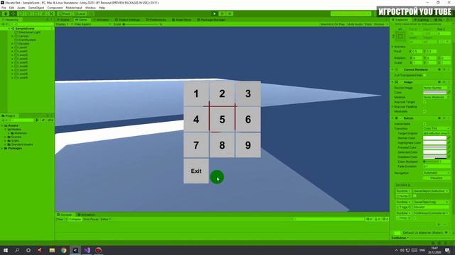 Elevator in unity,лифт в Unity,канал Игрострой смотреть онлайн