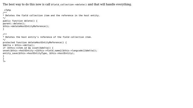Drupal: How to properly delete a field collection? (5 Solutions!!) смотреть онлайн