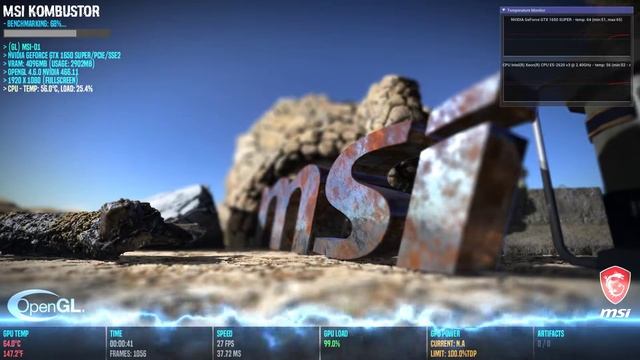 MSI Kombustor x64: msi gtx 1650 super смотреть онлайн