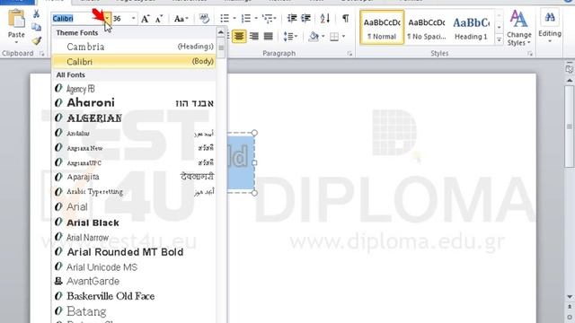 Insert a WordArt design using the text Hello World, font 32pt Tahoma, in Triangle Down transform... смотреть онлайн
