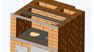 Печь Шведка с камином конструкции А И  Рязанкина