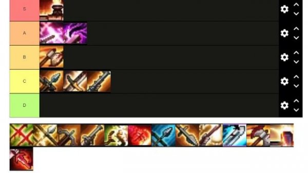 Last Spell Weapon Tier List