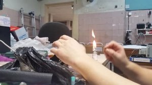 Чистка тонера из DK-1150 без разбора.