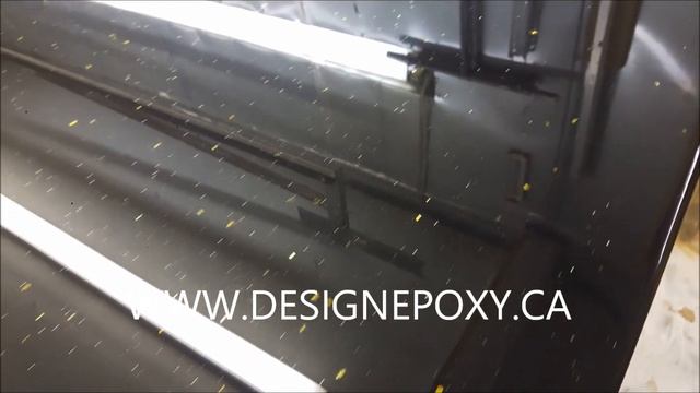 Black Gold Quartz epoxy countertop смотреть онлайн