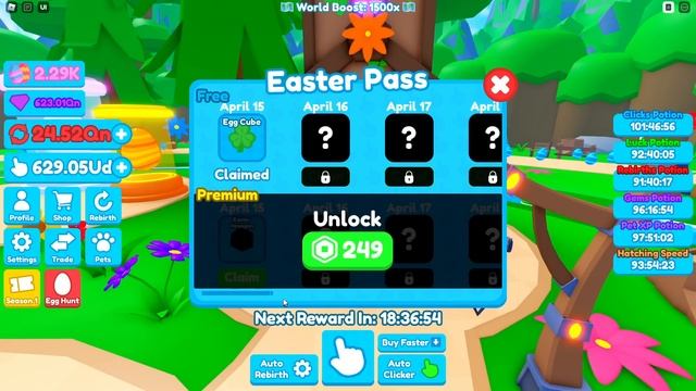 ИВЕНТ EGG HUNT 2022 В REBIRTH CHAMPIONS X В РОБЛОКС! ROBLOX смотреть онлайн