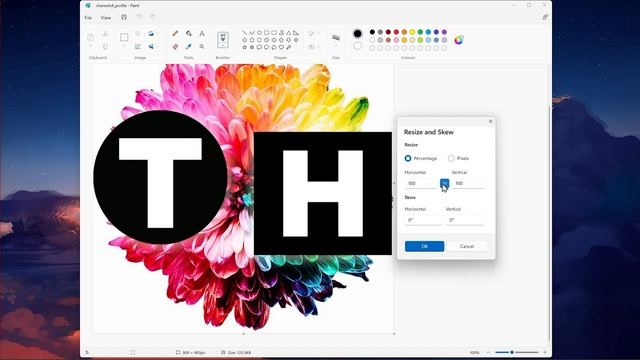 How To Resize Image in Microsoft Paint смотреть онлайн
