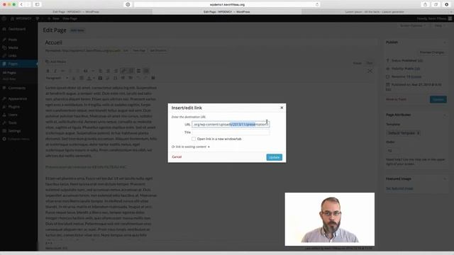 Remplacer un document PDF dans Wordpress 4 смотреть онлайн