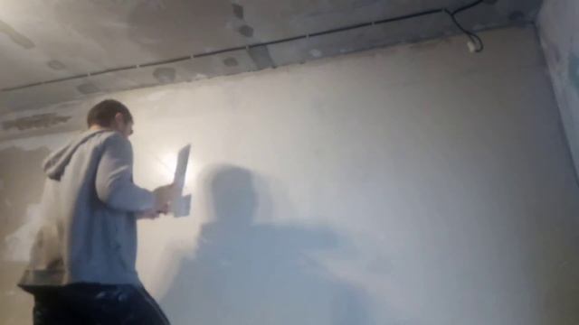 Шпаклёвка стен валиком. смотреть онлайн