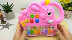Детское пианино с голосами животных. Распаковка 💕 «Игрушка из коробки»