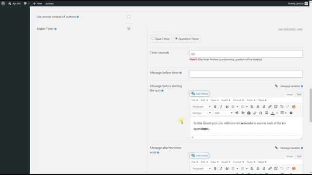 How to create Timer Per Question Quiz on WordPress смотреть онлайн